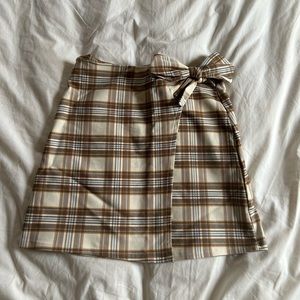 Plaid skirt
